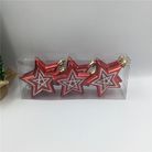 圣诞挂件 圣诞节装饰 圣诞树装饰 电镀异形挂件 五角星