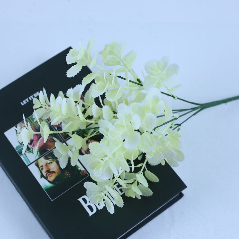 High-quality cross-border simulation green mint leaf flower arrangements, living room decorations, dining room photography props, artificial flower arrangements, leaves, living room decorations, dining room photography props, artificial flowers