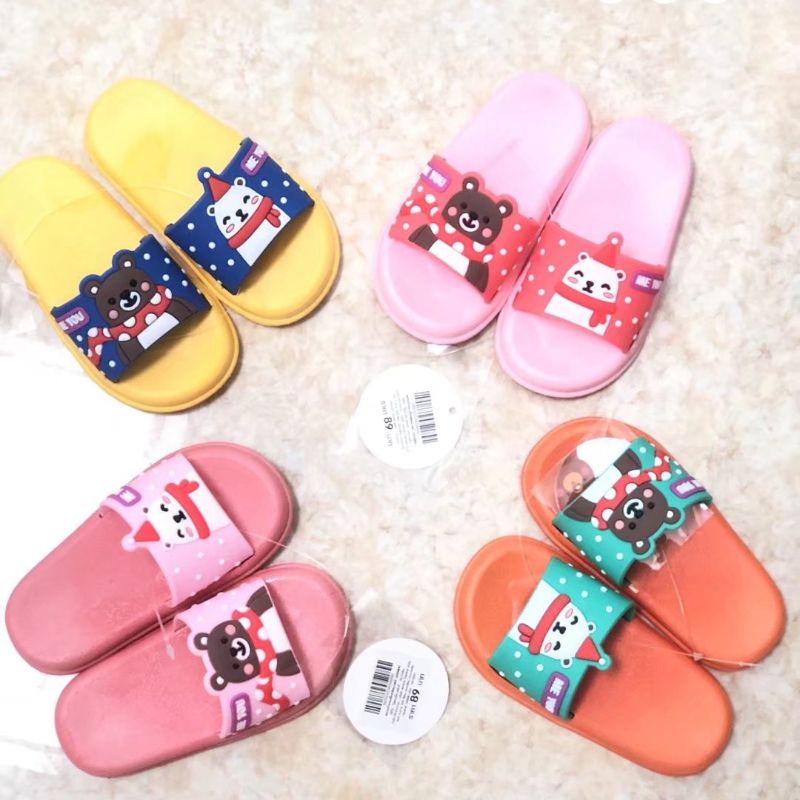 Summer new kids cute cartoon slippers