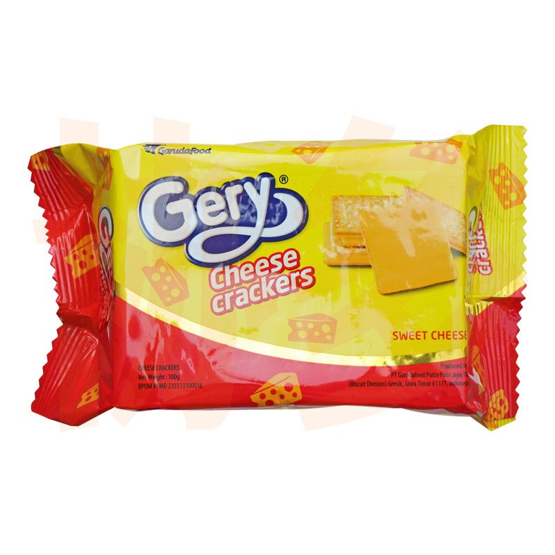 100g印尼进口gery芝士奶酪味饼干芝莉奶酪味涂层休闲小零食散装详情图2