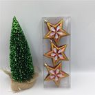 圣诞挂件 圣诞节装饰 圣诞树装饰 电镀异形挂件 五角星