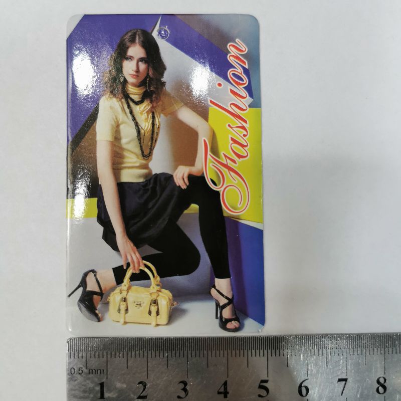 Boutique mujer tarjeta de papel hangtag ropa lady hangtag Specification image