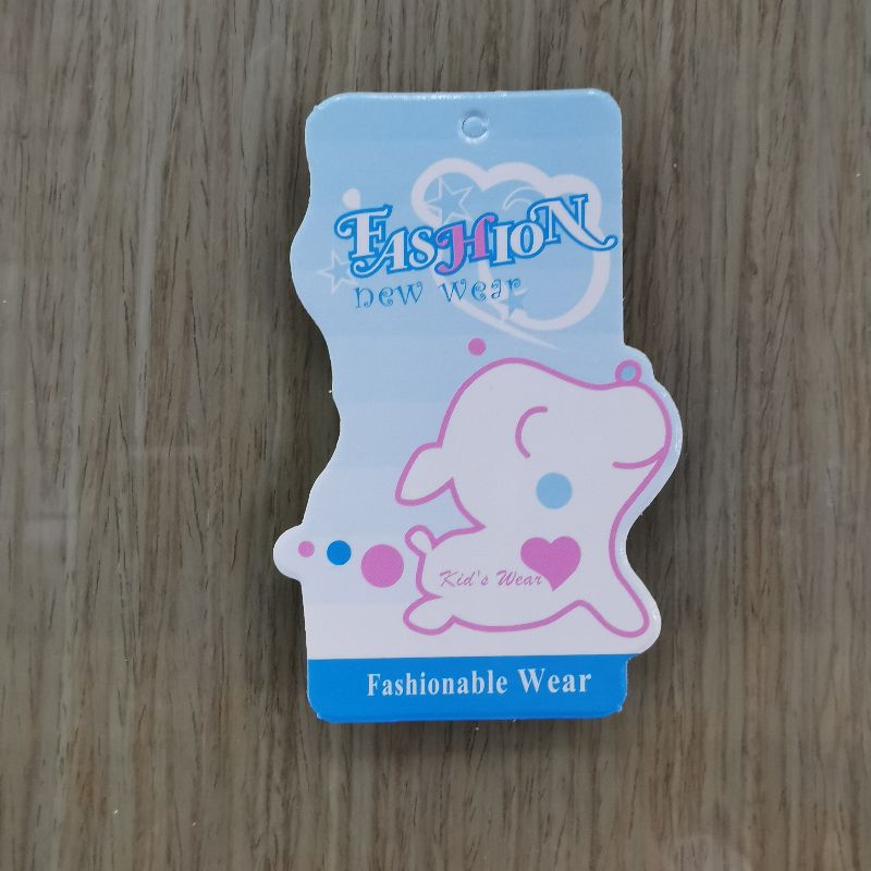 Children's clothing tags, cartoon dog tags, accessory tags