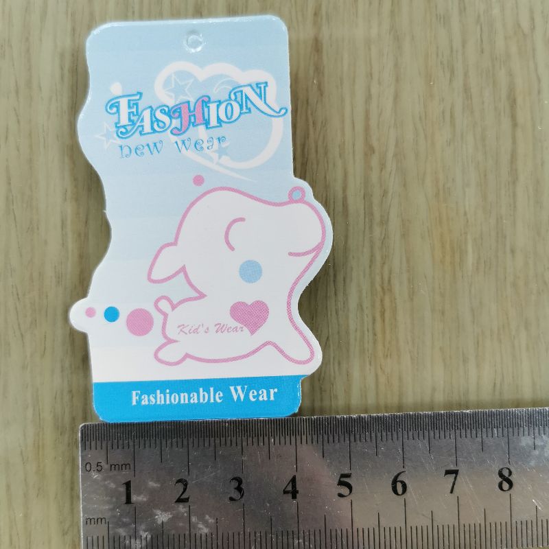Children's clothing tags, cartoon dog tags, accessory tags Specification image