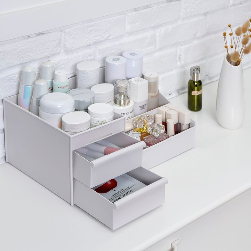 Cosmetic storage box desktop drawer-type large-capacity student dormitory mask, lipstick and skin care product rack Specification drawing