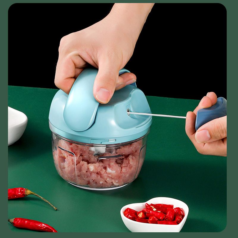 Hand-pulled garlic paste magic tool, household garlic paste mini cyclone, small manual chili and garlic mopping machine for the kitchen Application Scenario
