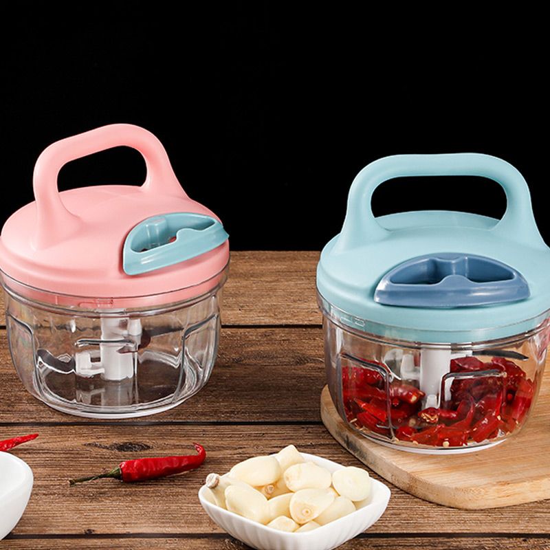 Creative garlic mince cutter, kitchen tool, household manual complementary food cutter and meat grinder Specification drawing