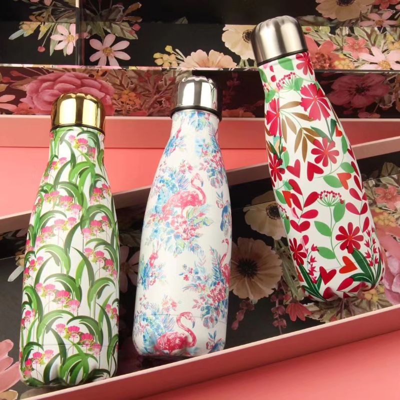 Factory direct sales of new paint - dyed Coke bottle thermos cup C068-350 thumbnail