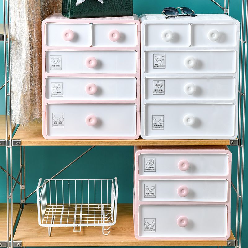 收纳箱/抽屉式收纳箱/分格内衣收纳盒细节图