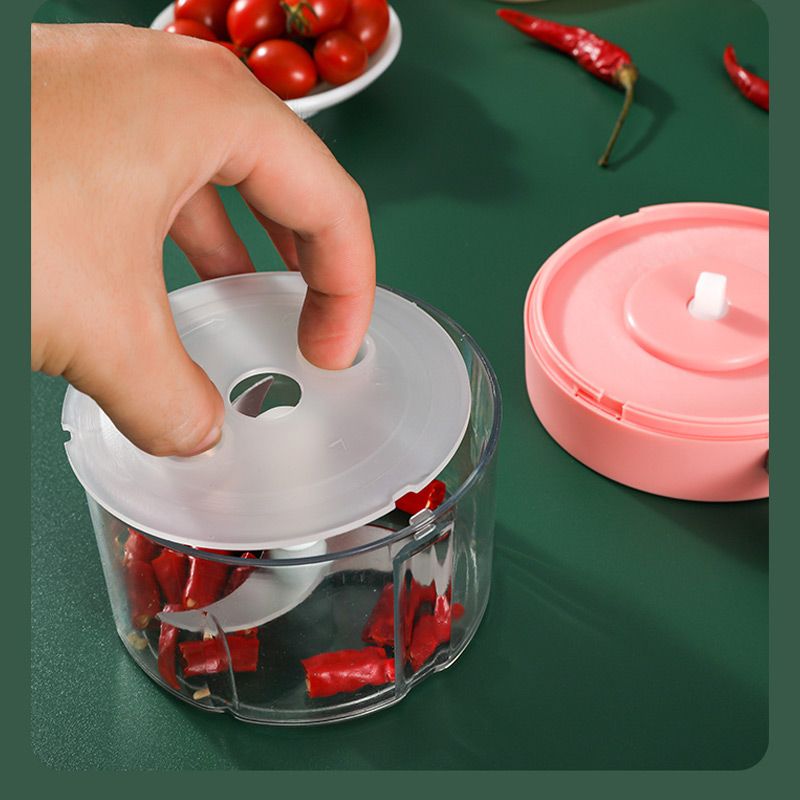 380ML Creative Mini Garlic paste magic tool, multi-functional manual garlic puller, complementary food kitchen garlic mashing tool, small vegetable cutting tool details Picture