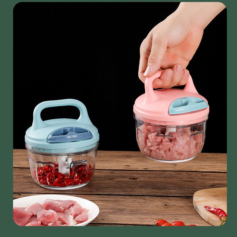 Creative garlic mince cutter, kitchen tool, household manual complementary food cutter and meat grinder details Picture