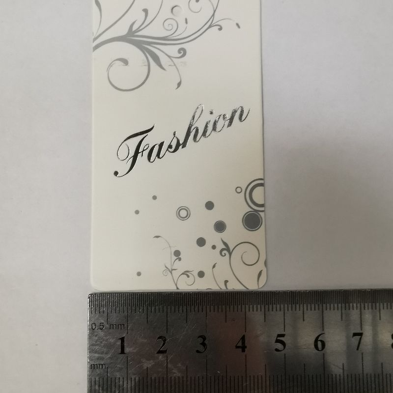 Estilo común ropa ropa colgante tarjeta accesorio tarjeta de papel Specification image