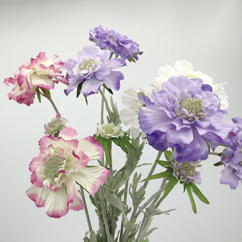 High-quality artificial flowers such as wheat straw chrysanthemum, blue potted flower, pine, Cordyceps, and chrysanthemum, as well as combination materials for living room, dining table, and vase floral art Application Scenario
