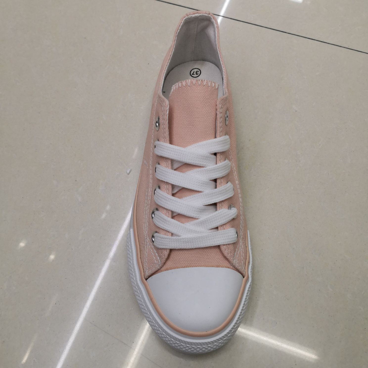 Men's Low-Top Canvas Shoes, Spring 2022 Specification drawing