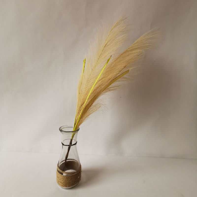 The manufacturer supplies wedding decoration with leafed small reeds, wedding artificial flowers, background wall flower arrangement, artificial reed artificial flowers