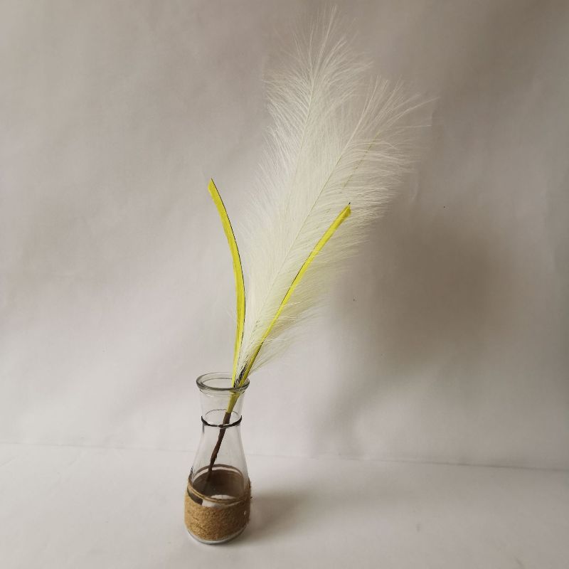 The manufacturer supplies wedding decoration with leafed small reeds, wedding artificial flowers, background wall flower arrangement, artificial reed artificial flowers details Picture
