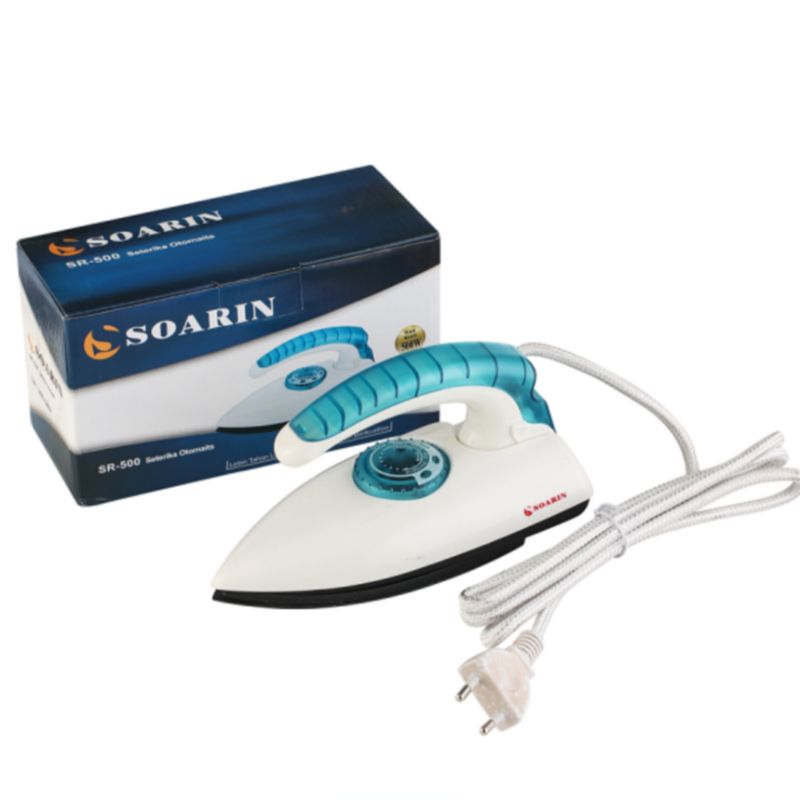 【 Export English 】 Household Folding travel Electric Iron SR-500 Fluorine Plate Dry Iron