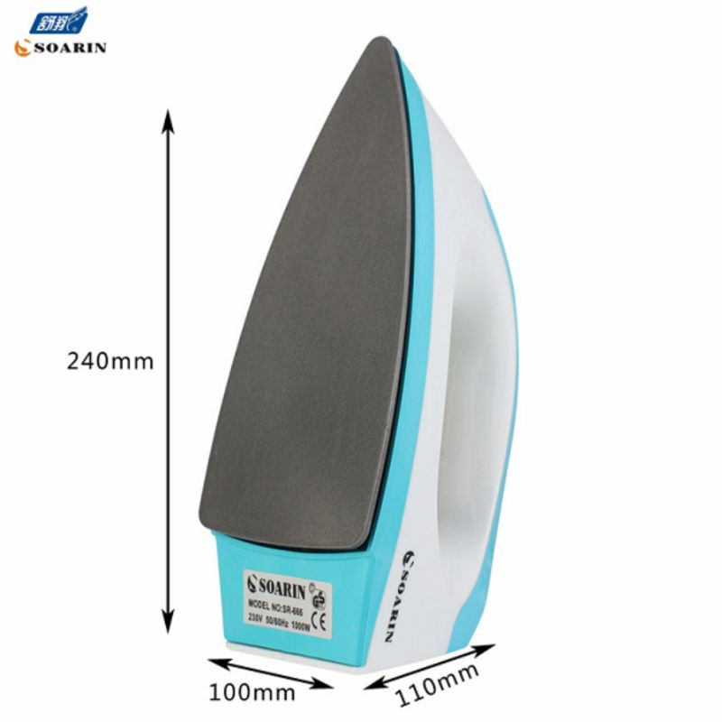 [For Foreign Trade] Stock Supply Of Export Irons Sr-666 Weight Dry Irons Specification drawing