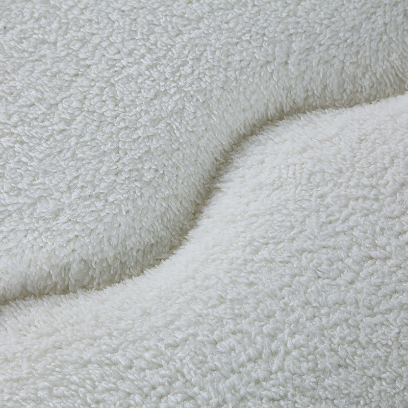 床上用品家纺床单被套四件套新品 羊羔绒床垫 舒适柔软回弹垫子床褥-白色羊羔绒详情图2
