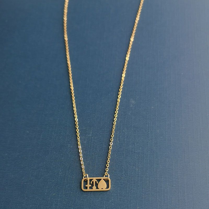 diy finely polished accessories, hollow heart bracelet pendant, engraved heart, anchor, cross, steel and gold in stock Application Scenario