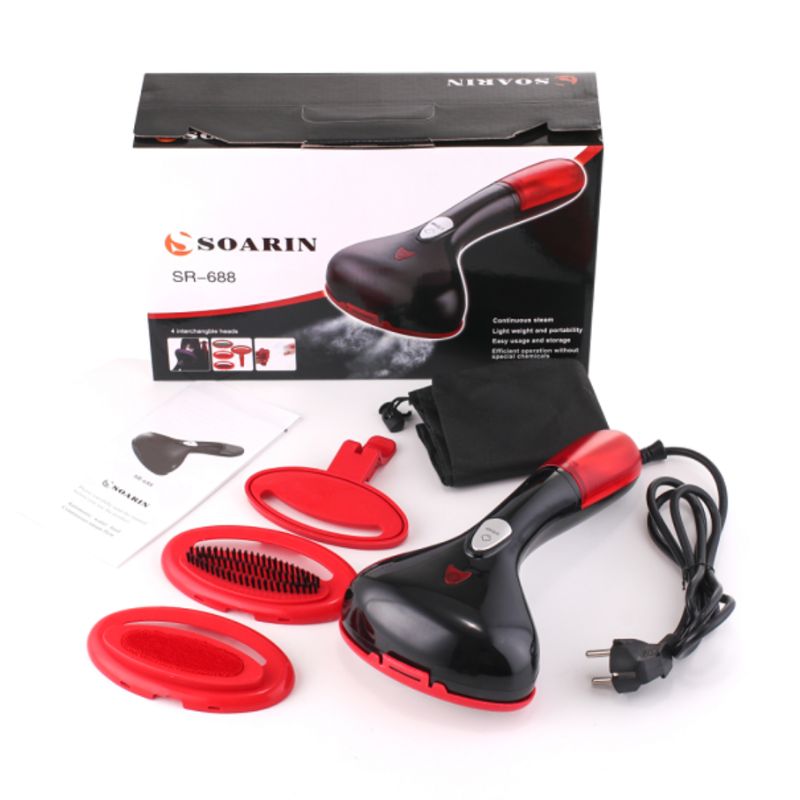 【 Exclusive for Foreign Trade 】 New English cross-border SR-688 multi-functional handheld steam iron Steam brush Foreign Trade version European plug
