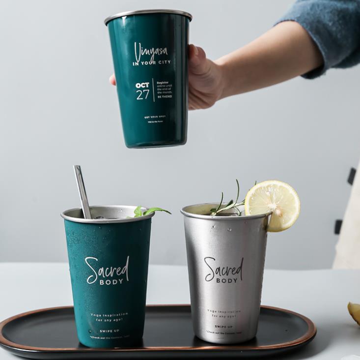 304 stainless steel cold drink cup