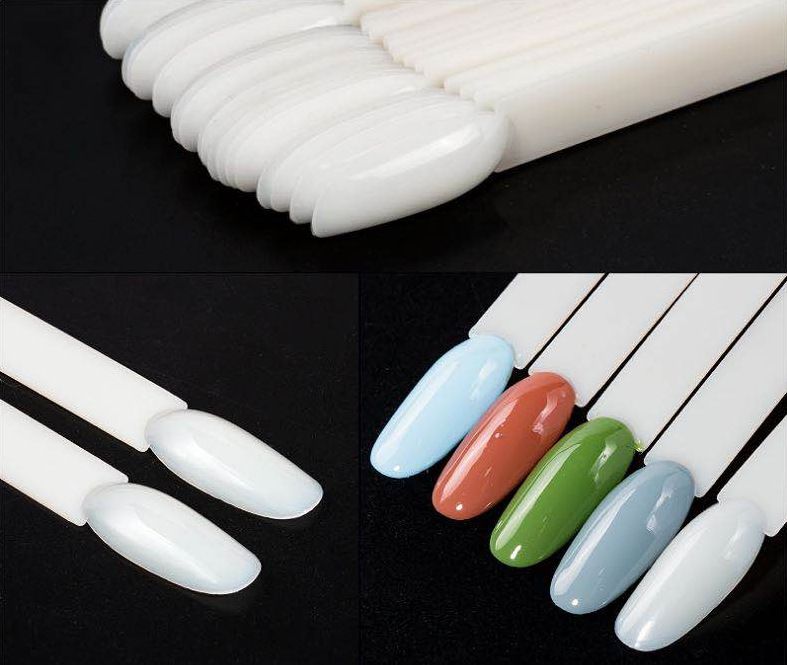 Manufacturers direct nail sector color card tip color card Nail color card nail polish color board 50 colors