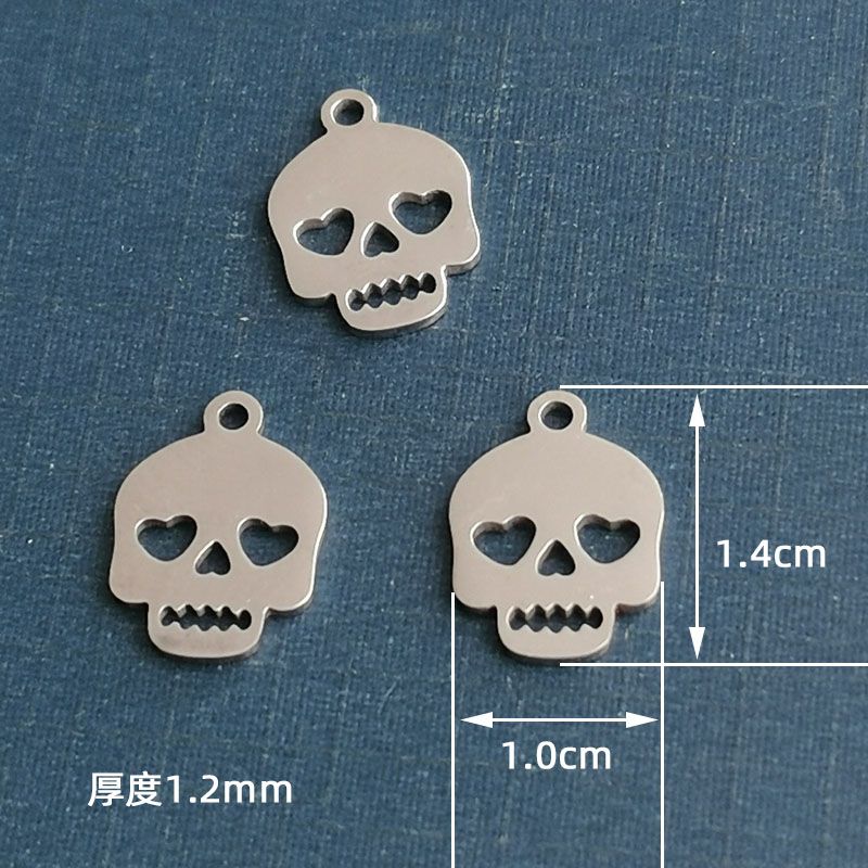 复古恐怖镂空吊坠项链男女民族墨西哥骷髅头锁骨链饰品万圣节批发详情2