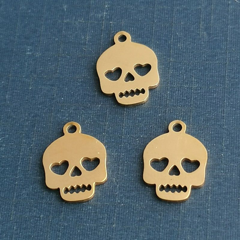 吊坠/骷髅头/项链细节图