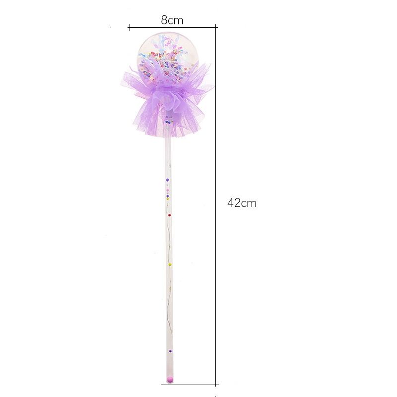 Luminous Magic Wand Star Ball With Bow Star Lace Ball Manufacturers Direct Wholesale Item Picture