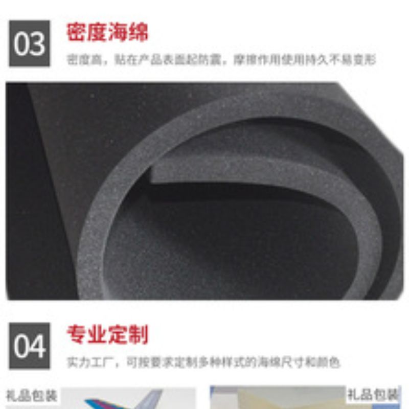 The manufacturer supplies black and white high-density sponge shockproof and flame-retardant sponge, polyurethane thin sponge protective covers and sponge strips Application Scenario