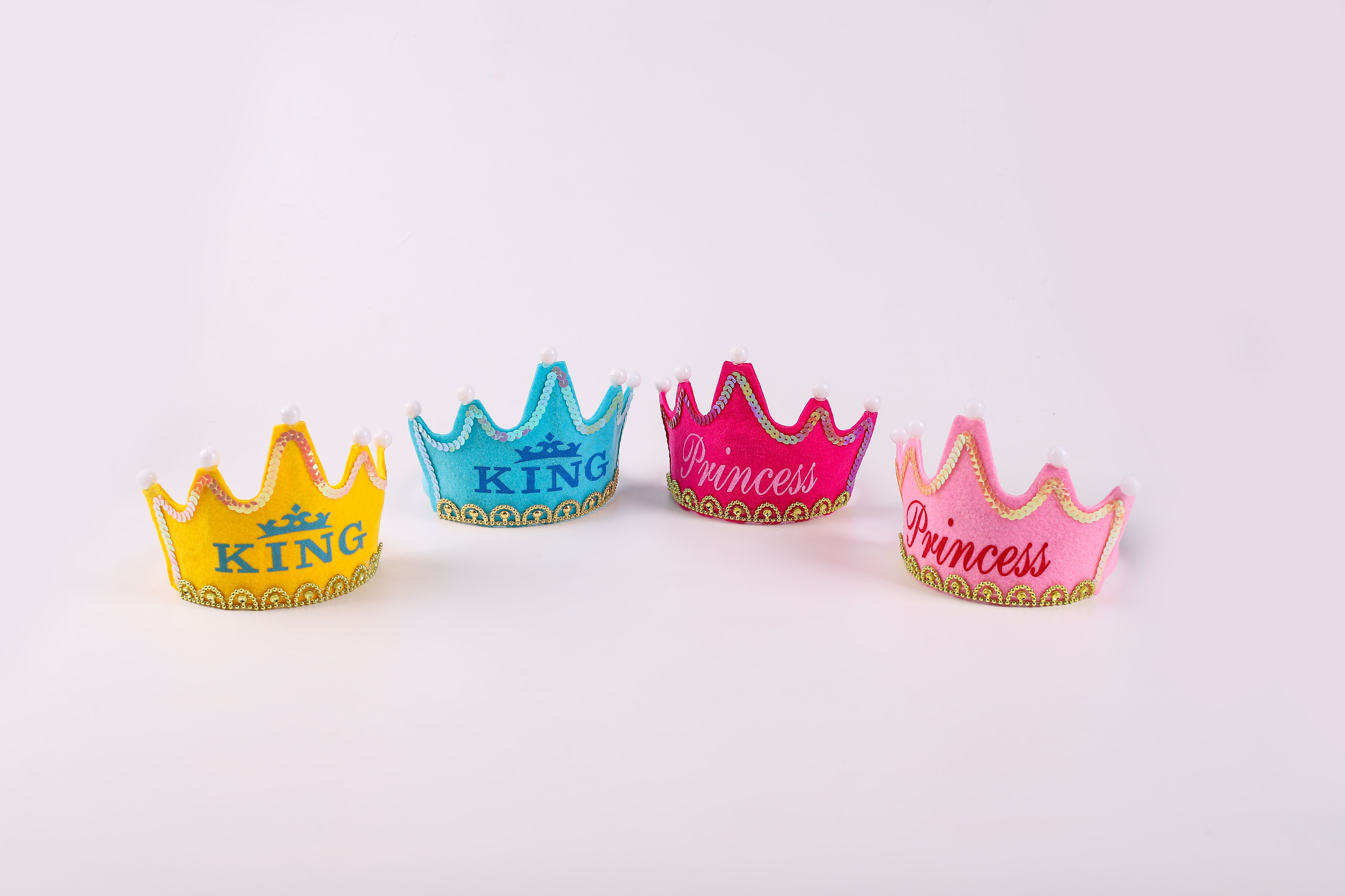 Children Adult Birthday hat Pointy ball ball hat party pointy hat Crown hat Ball ball hat baking cake inserts thumbnail