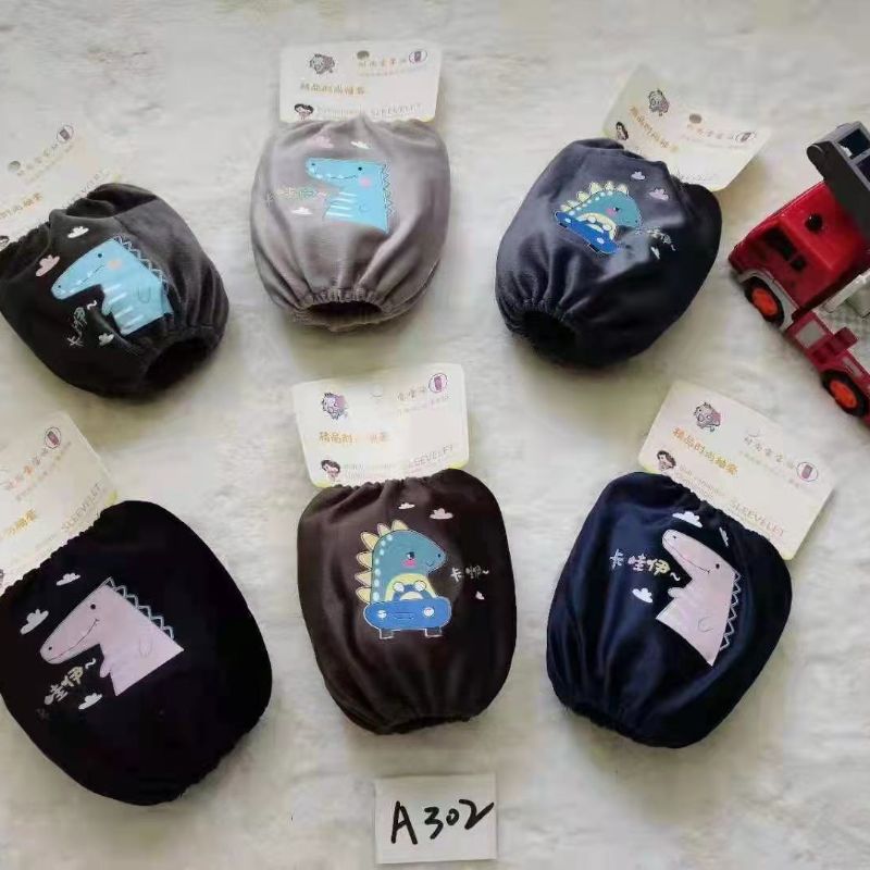 成人学生办公女短款袖套韩版套袖可爱秋冬防污袖头护袖25