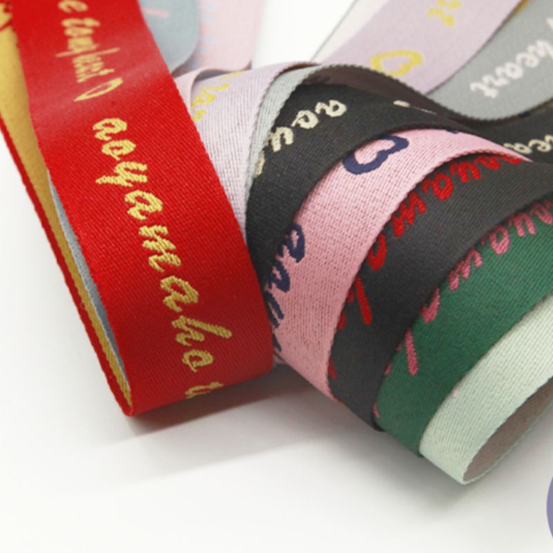 Heart English Double-Sided Webbing details Picture