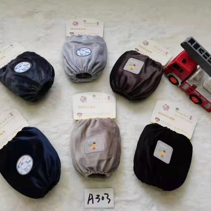 成人学生办公女短款袖套韩版套袖可爱秋冬防污袖头护袖13