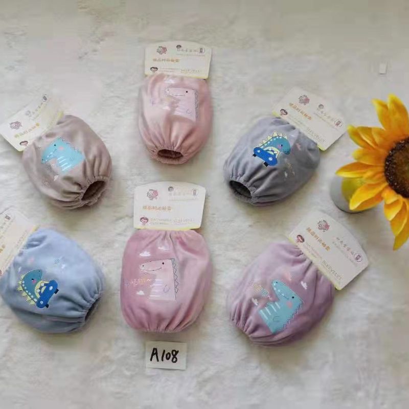 成人学生办公女短款袖套韩版套袖可爱秋冬防污袖头护袖34