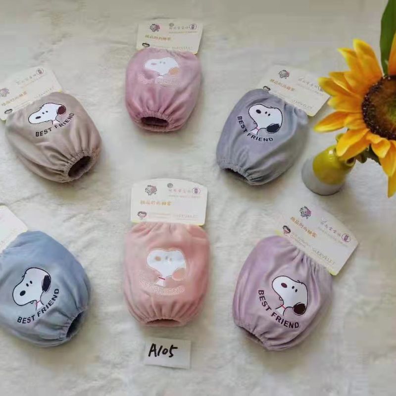 成人学生办公女短款袖套韩版套袖可爱秋冬防污袖头护袖33