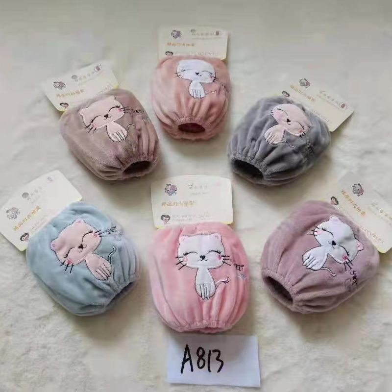 成人学生办公女短款袖套韩版套袖可爱秋冬防污袖头护袖16