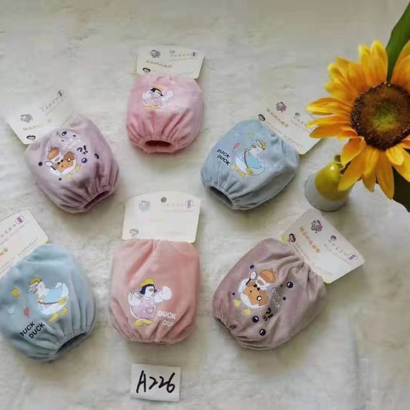 成人学生办公女短款袖套韩版套袖可爱秋冬防污袖头护袖32