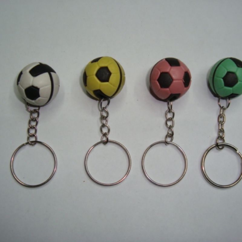 小足球钥匙扣足球 配件玩具圆球塑料球直径20毫米球园型塑料球详情图4