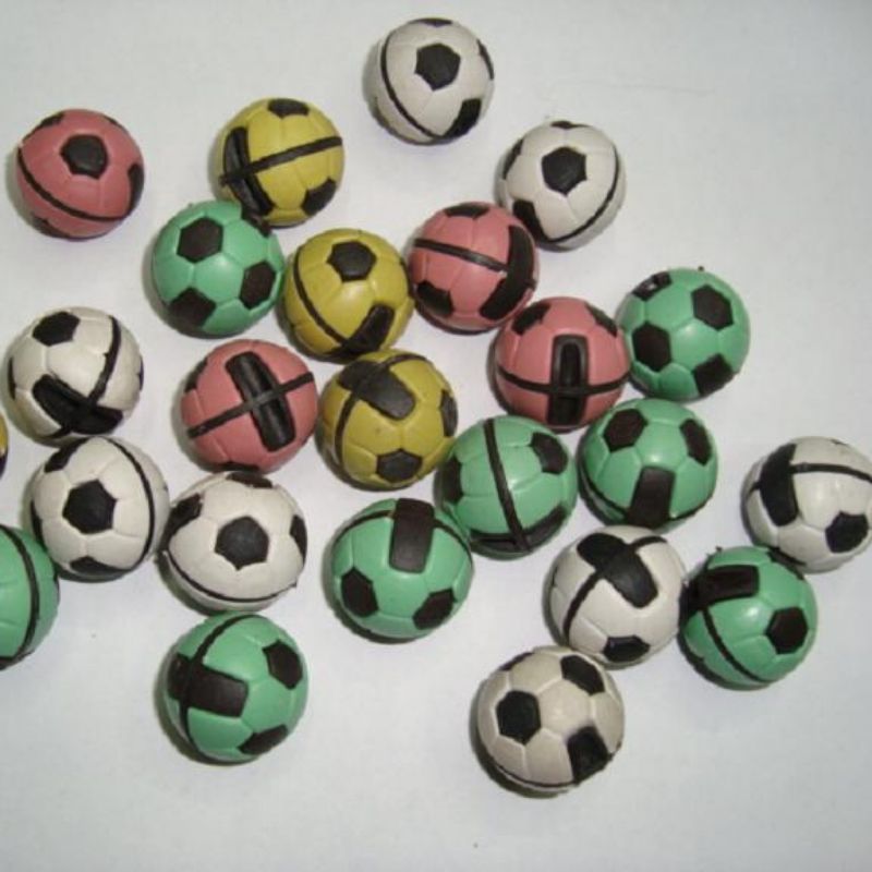 小足球钥匙扣足球 配件玩具圆球塑料球直径20毫米球园型塑料球详情图2