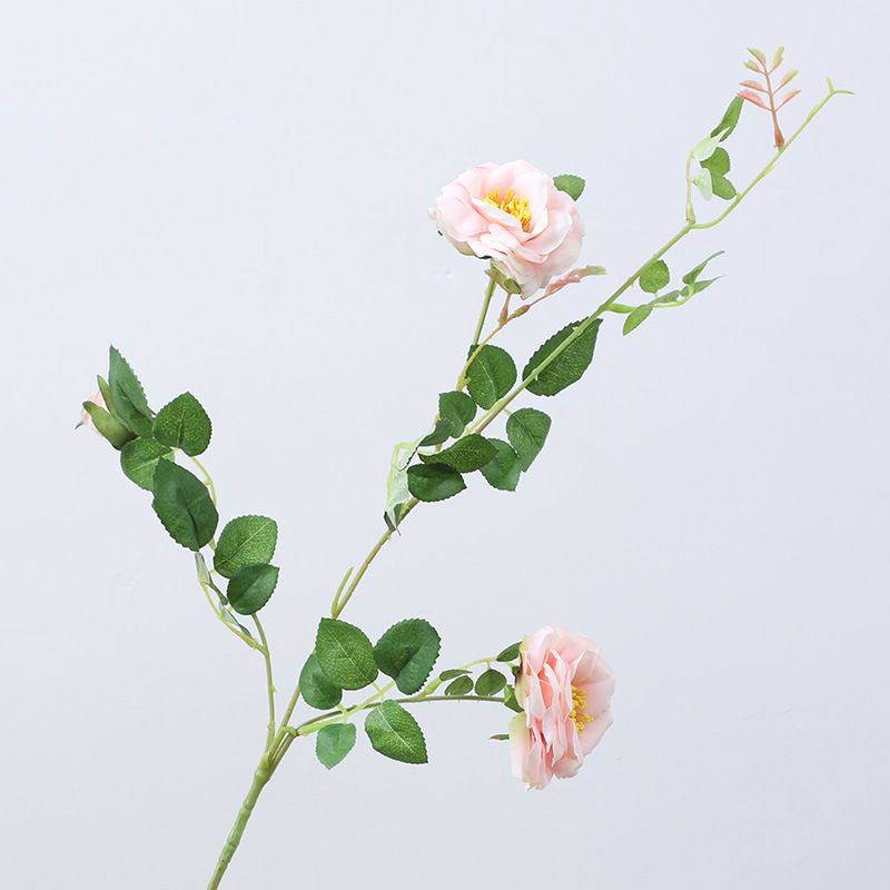 Flight guest artificial flowers, hibiscus rose artificial flowers, living room decoration artificial plants, home ornaments, wedding artificial flowers Item Picture