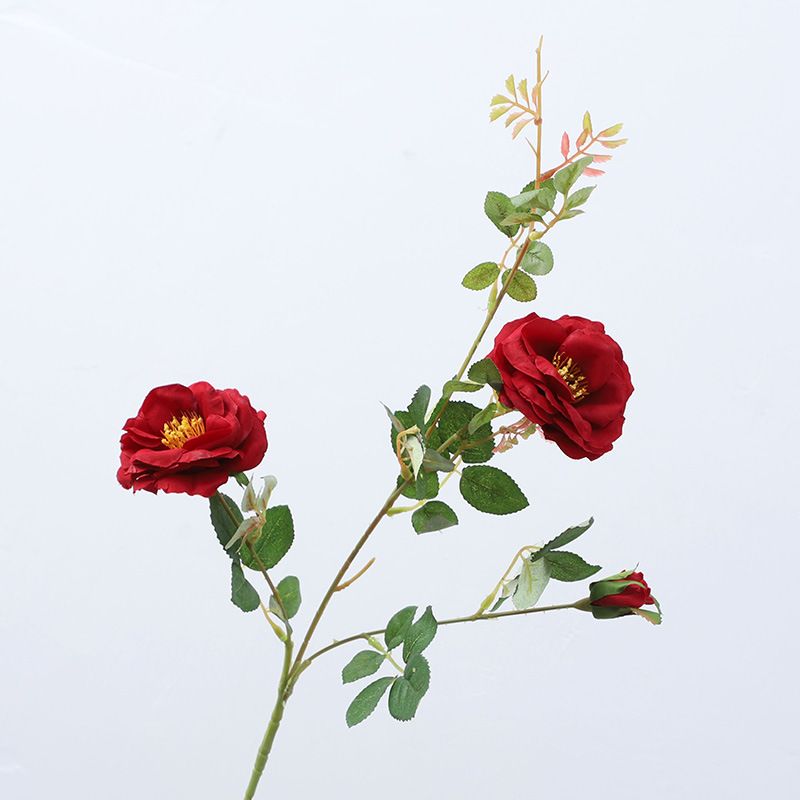 Flight guest artificial flowers, hibiscus rose artificial flowers, living room decoration artificial plants, home ornaments, wedding artificial flowers