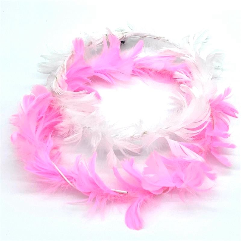 Fairy Light Feathers Goose Down Garland Rabbit Ears Network Red Night Market Push Flash Headwear Sweep Code Toys Wholesale Item Picture
