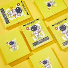 新品厂家直销天地盖硬盒系列黑科技太空裤柠檬黄硬盒日用服饰收纳礼品包装盒