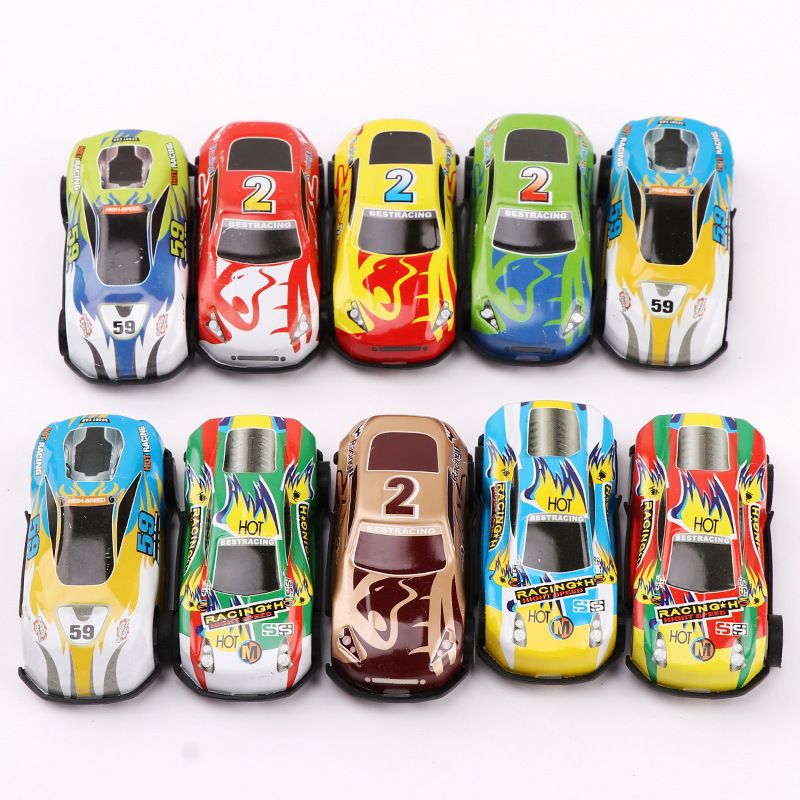 Metal sheet car, rebound car, children's toy car model, mini car, street stall small toys, children Specification image