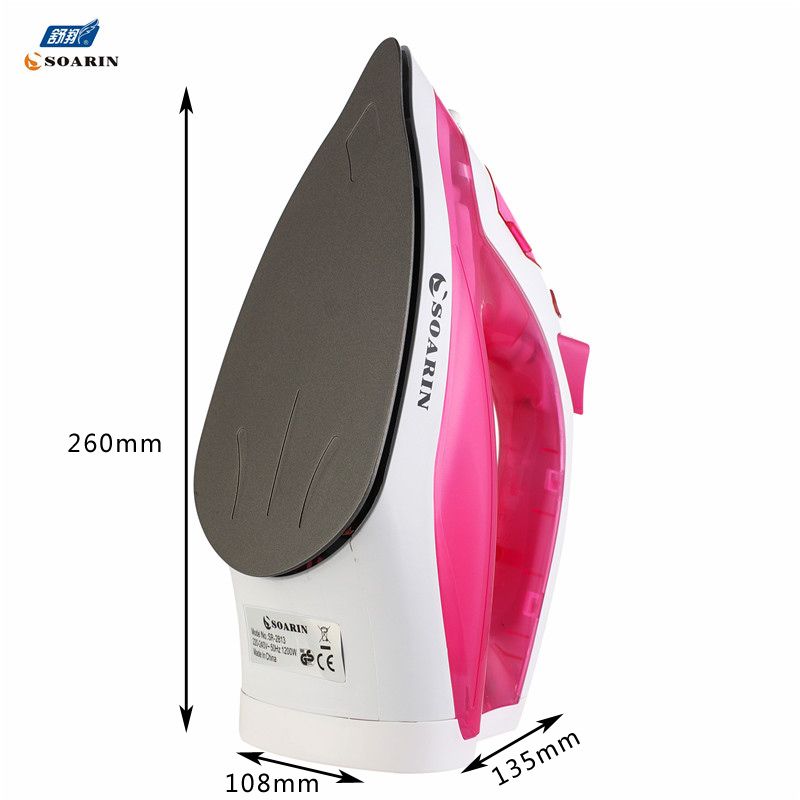 The SR-2813 fluorine plate heavy-duty dry ironing iron for export is a best-selling product in the Middle East Application Scenario
