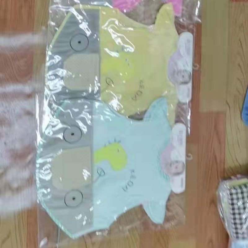 Baby Eating Overalls Children's Reverse Dress Crystal Velvet Apron Bib Anti-Dirty Autumn And Winter Long-Sleeved Baby Cover Coat 8 details Picture