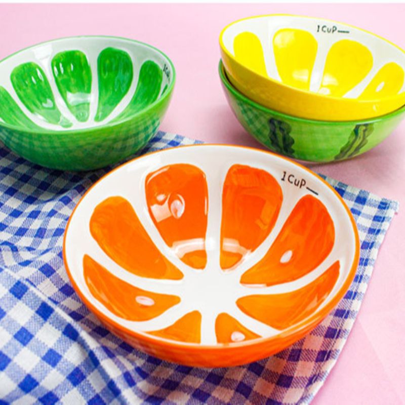 Household ceramic bowls, plates and tableware