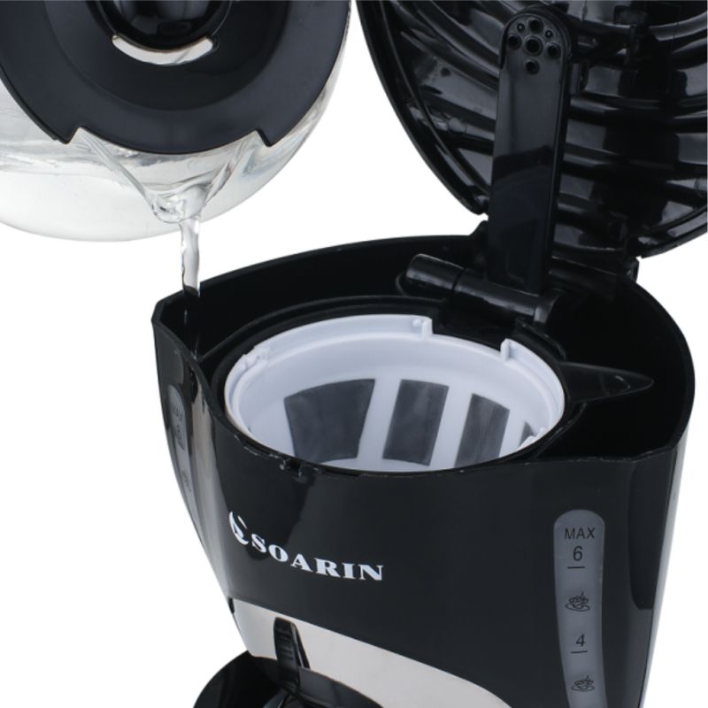Comercio exterior goteo máquina de café SR-1012A casa tetera para hacer café una máquina de doble uso cafetera details Picture
